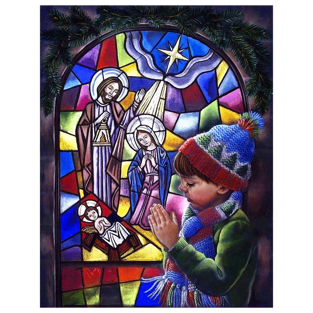 Artisanat - diamant rond complet - 40x30cm