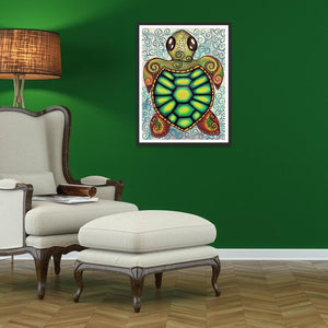 Animal - diamant rond complet - 30x40cm