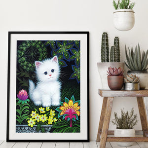 Animal - diamant rond complet - 30x40cm
