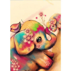 Animal - diamant rond complet - 30x40cm