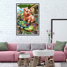 Charger l&#39;image dans la galerie, Animal - diamant rond complet - 30x40cm
