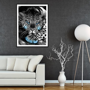 Tigre - diamant rond complet - 30x40cm