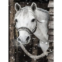 Charger l&#39;image dans la galerie, Cheval - diamant rond complet - 30x40cm
