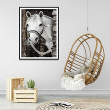 Charger l&#39;image dans la galerie, Cheval - diamant rond complet - 30x40cm
