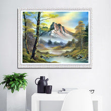 Charger l&#39;image dans la galerie, Paysage - diamant rond complet - 40x30cm
