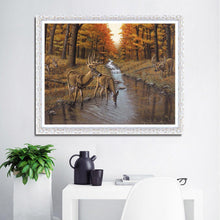 Charger l&#39;image dans la galerie, Paysage - diamant rond complet - 40x30cm
