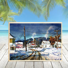 Charger l&#39;image dans la galerie, Paysage - diamant rond complet - 40x30cm
