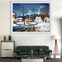 Charger l&#39;image dans la galerie, Paysage - diamant rond complet - 40x30cm
