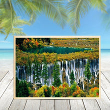 Charger l&#39;image dans la galerie, Paysage - diamant rond complet - 40x30cm
