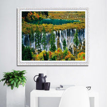 Charger l&#39;image dans la galerie, Paysage - diamant rond complet - 40x30cm
