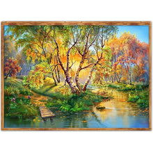 Charger l&#39;image dans la galerie, Paysage - diamant rond complet - 40x30cm
