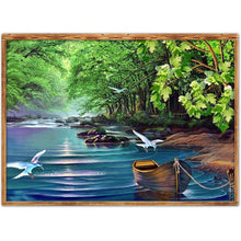 Charger l&#39;image dans la galerie, Paysage - diamant rond complet - 40x30cm
