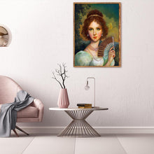 Charger l&#39;image dans la galerie, Caractère - diamant rond complet - 40x30cm
