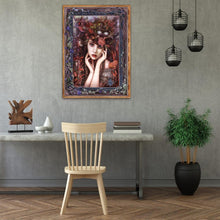 Charger l&#39;image dans la galerie, Caractère - diamant rond complet - 40x30cm
