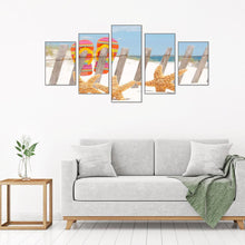 Charger l&#39;image dans la galerie, Plage 5pcs - diamant rond complet - 95x45cm
