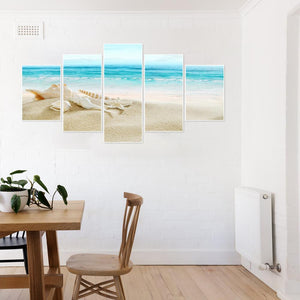 Plage 5pcs - diamant rond complet - 95x45cm