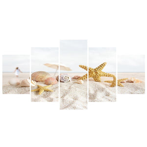Plage 5pcs - diamant rond complet - 95x45cm