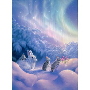 Animal - diamant rond complet - 40x30cm