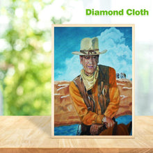 Charger l&#39;image dans la galerie, Cowboy - diamant rond complet - 30x40cm
