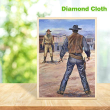 Charger l&#39;image dans la galerie, Cowboy - diamant rond complet - 30x40cm
