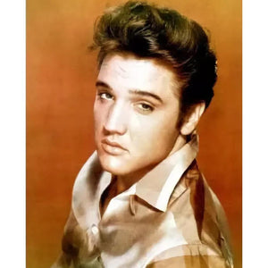 Elvis presley - diamant rond complet - 40x50cm