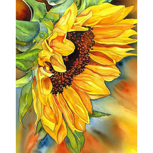 Charger l&#39;image dans la galerie, Tournesol - diamant rond complet - 30x40cm
