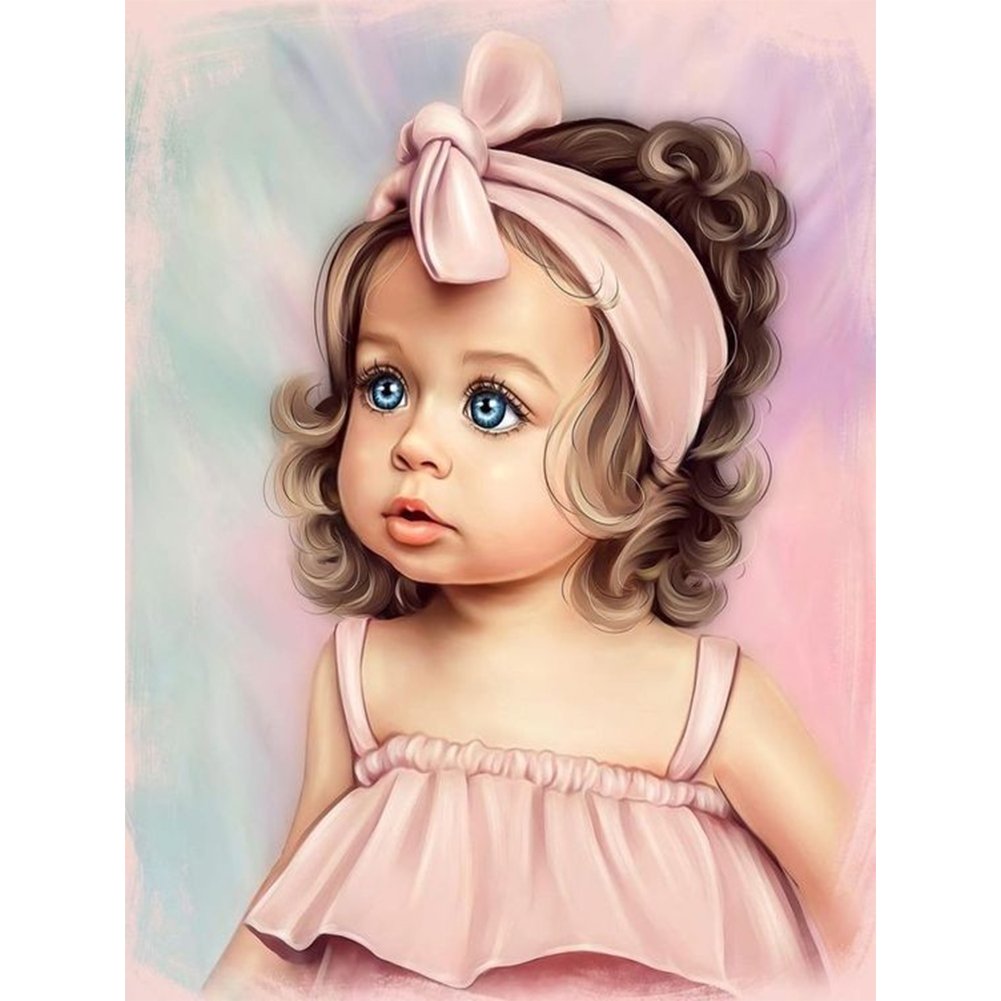 Petite Fille - Full Diamond Painting 30*40cm
