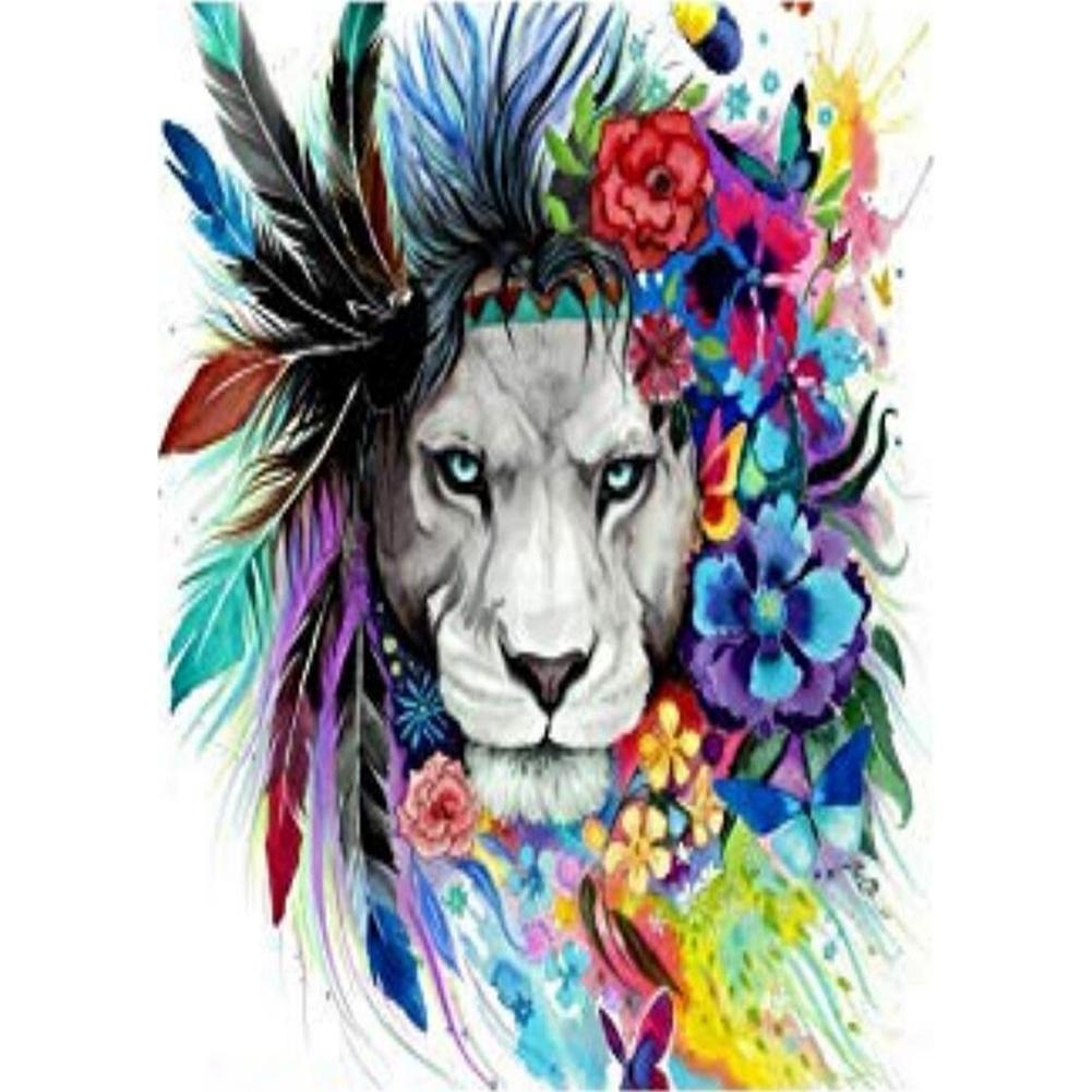 Mosaïque - diamant rond complet - 40x30cm