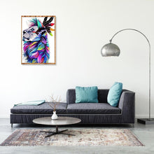 Charger l&#39;image dans la galerie, Mosaïque - diamant rond complet - 40x30cm
