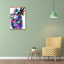 Charger l&#39;image dans la galerie, Mosaïque - diamant rond complet - 40x30cm
