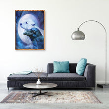 Charger l&#39;image dans la galerie, Cube magique - diamant rond complet - 40x30cm
