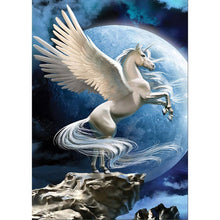 Charger l&#39;image dans la galerie, pour chambre - diamant rond complet - 40x30cm
