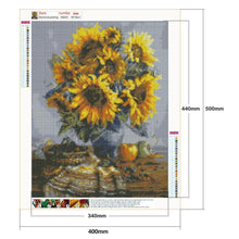 Charger l&#39;image dans la galerie, SunflowerHome - diamant rond complet - 50x40cm

