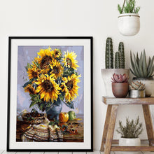 Charger l&#39;image dans la galerie, SunflowerHome - diamant rond complet - 50x40cm
