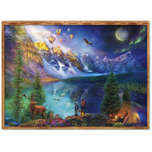Charger l&#39;image dans la galerie, Paysage - diamant rond complet - 40x30cm
