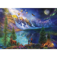 Charger l&#39;image dans la galerie, Paysage - diamant rond complet - 40x30cm
