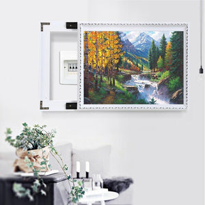 Paysage - diamant rond complet - 40x30cm
