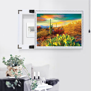 Paysage - diamant rond complet - 40x30cm