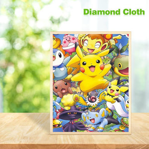 Pikachu Pokemon - Full Drill BRICOLAGE Diamond Painting(40*50CM)