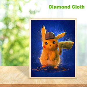 40'50cm Pikachu Pokemon - Full Drill BRICOLAGE Diamond Painting