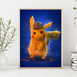 40'50cm Pikachu Pokemon - Full Drill BRICOLAGE Diamond Painting