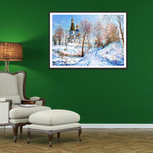 Charger l&#39;image dans la galerie, Maison - diamant rond complet - 30x40cm
