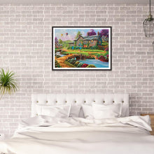 Charger l&#39;image dans la galerie, Maison - diamant rond complet - 30x40cm
