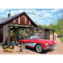 Charger l&#39;image dans la galerie, Paysage de voiture - diamant rond complet - 40x30cm
