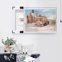 Charger l&#39;image dans la galerie, Paysage de voiture - diamant rond complet - 40x30cm
