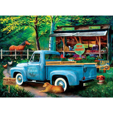 Charger l&#39;image dans la galerie, Paysage de voiture - diamant rond complet - 40x30cm
