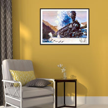 Charger l&#39;image dans la galerie, Train - diamant rond complet - 30x40cm
