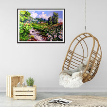 Charger l&#39;image dans la galerie, Paysage - diamant rond complet - 30x40cm
