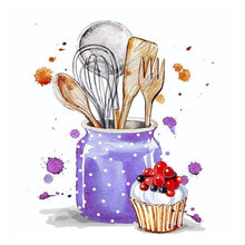 Charger l&#39;image dans la galerie, Coupe - diamant rond complet - 30x30cm
