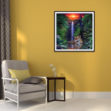 Charger l&#39;image dans la galerie, Paysage - diamant rond complet - 30x30cm
